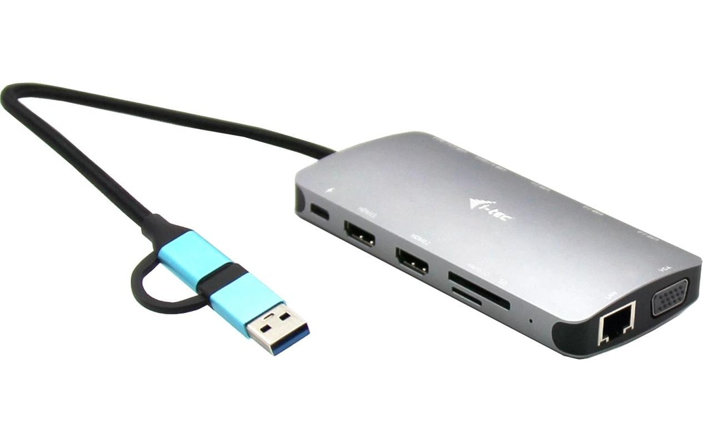 i-tec Station d'accueil USB 3.0 USB-C/Thunderbolt 3x Écran