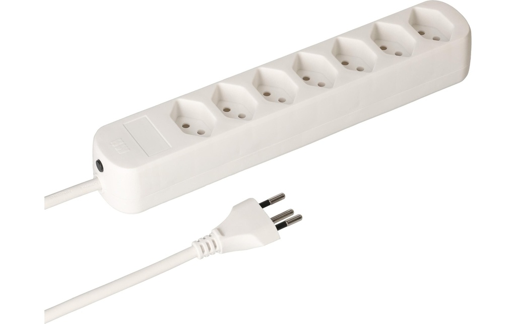 Max Hauri Bloc multiprises Basic-Line 7xT13, 1.5 mètres