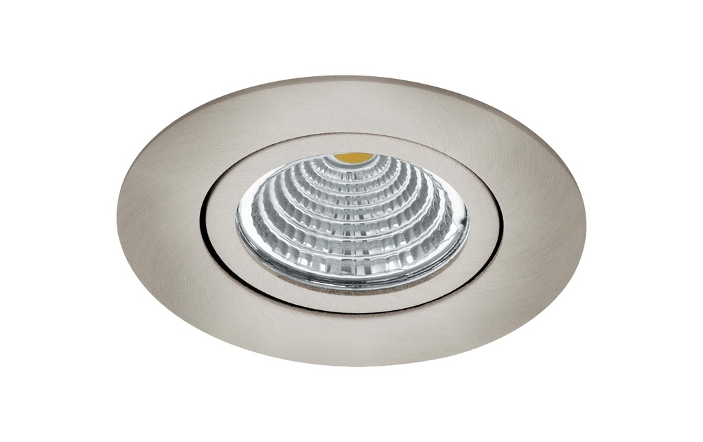 EGLO Leuchten Spot encastré Saliceto 1 Ronde 1x 6 W 2700 K, Nickel mat
