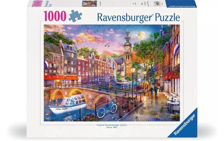 Ravensburger Puzzle Coucher de soleil à Amsterdam 1000 pièces