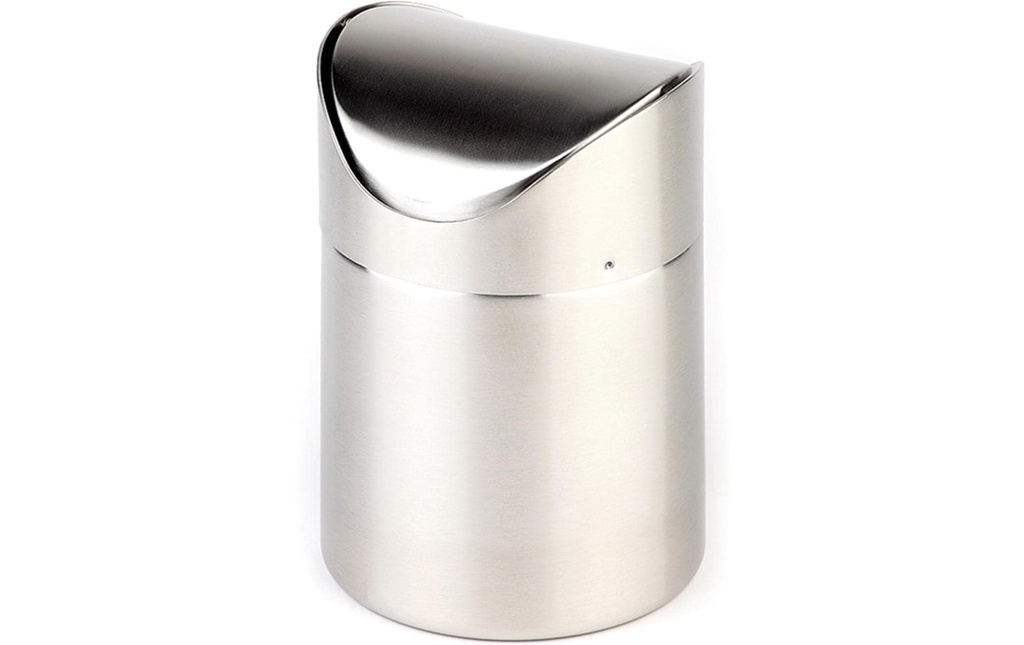 APS Poubelle de table Snap 1.2 l, Argenté