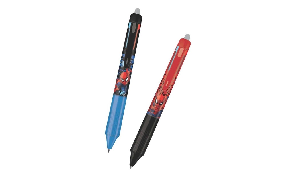 Dreams and Fantasy Stylo à bille multicolore Spider Man 0,5 mm, 4 couleurs