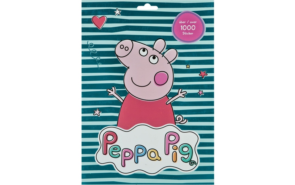 Undercover Autocollant à motif Peppa Pig 17 feuilles