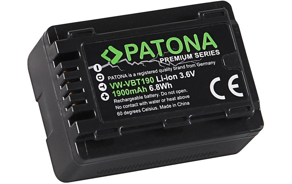 Patona Batterie pour Appareils photo numérique Premium VBT190