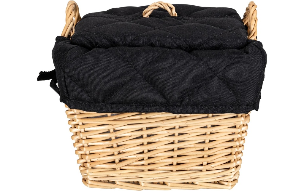 Nouvel Panier de pain et de pommes de terre Black, 21 x 21 x 15 cm