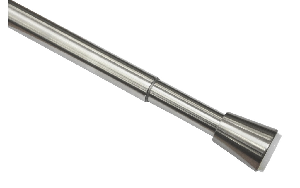 Gardinia Barre de tension 65 - 100 cm, argent