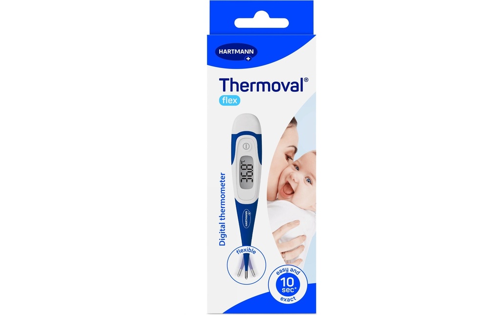 Thermoval Thermomètre médical kids flex