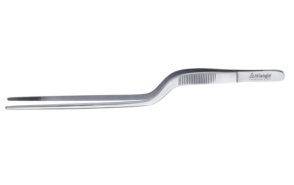 triangle Pince de cuisine coudé 20 cm Argenté