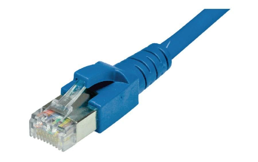 Dätwyler IT Infra Câble patch  Cat 6A, S/FTP, 4 m, Bleu