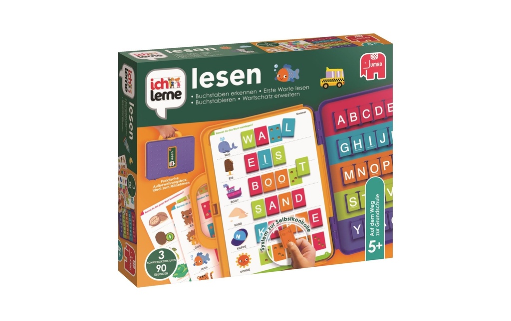 Jumbo Jeux d’enfant Ich lerne Lesen