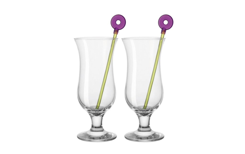 LEONARDO Verre à cocktail Hurricane 450 ml, 2 Pièce/s, Transparent