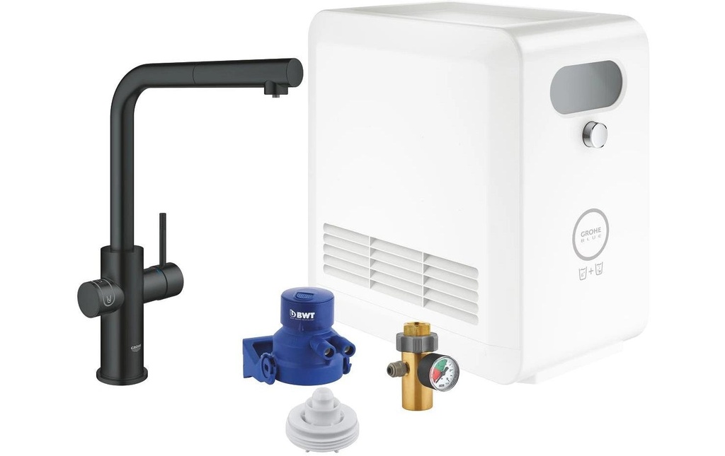 GROHE Robinetterie de cuisine Blue Professional Goulot en L extractible