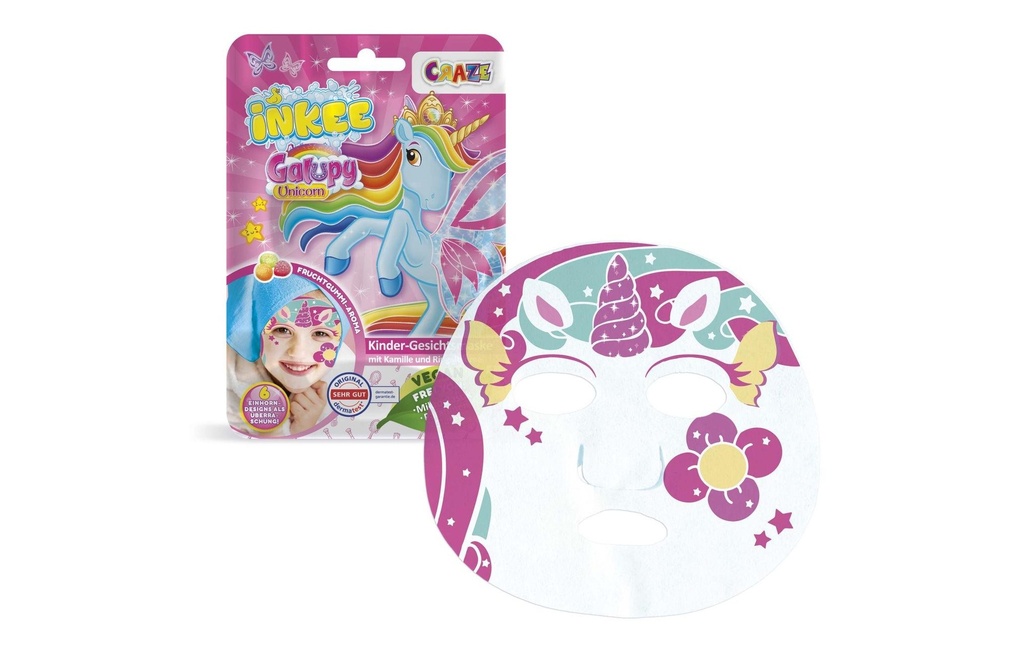 Craze Inkee masque facial Galupy Unicorn