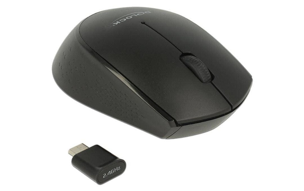 Delock Souris portable 12526 USB Type-C sans fil