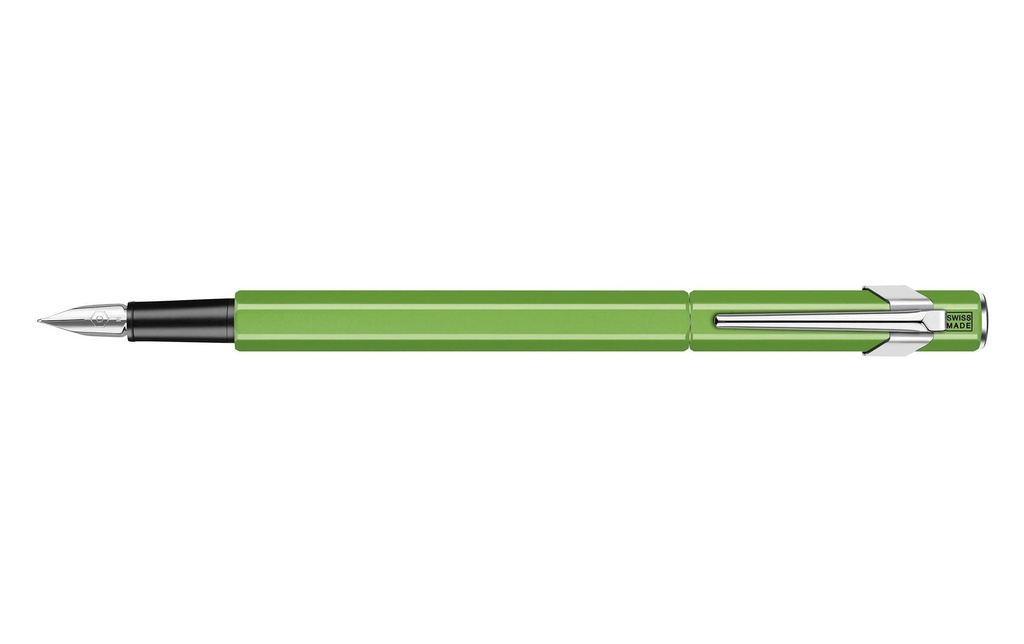 Caran d'Ache Stylo plume 849 Classic Line moyen (M), Vert Fluo