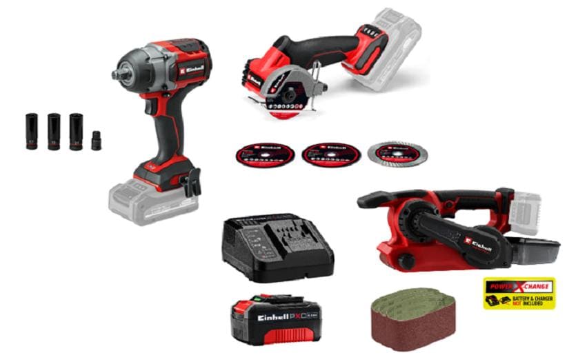 Einhell Professional Set di utensili per batteria Kit d'outils compacts 18 V