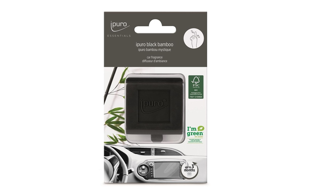 ipuro Désodorisant pour voiture Black Bamboo