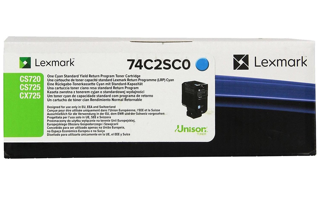 Lexmark Toner 74C2SC0 Cyan
