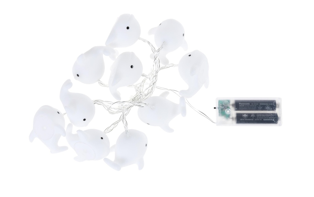 COCON Guirlande lumineuse baleine, 165 cm