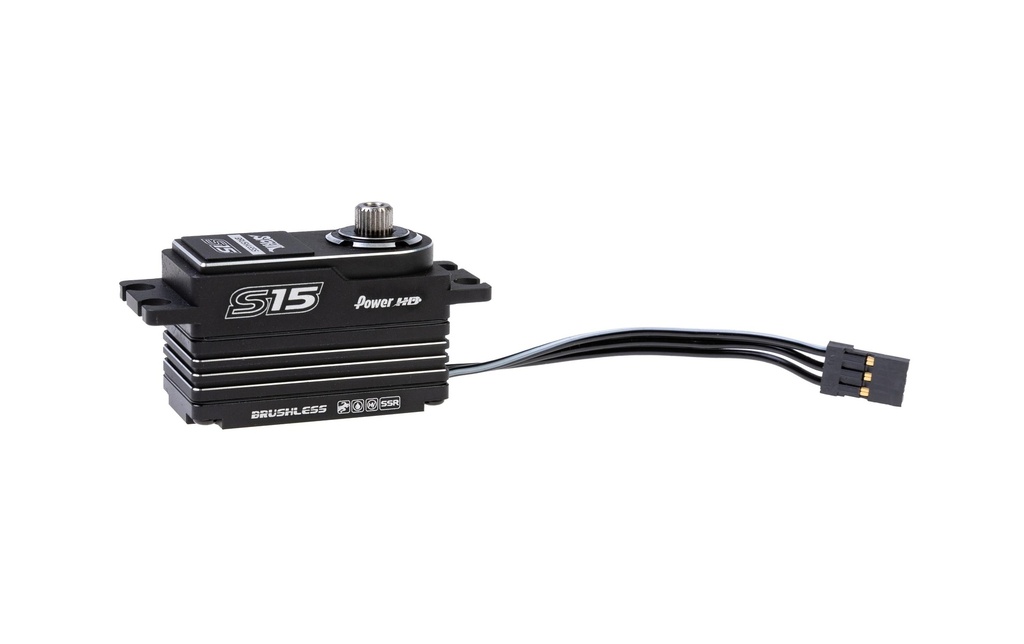 PowerHD Low Profile Servo S15 Silver 16.5 kg, 0.05s, Brushless HV
