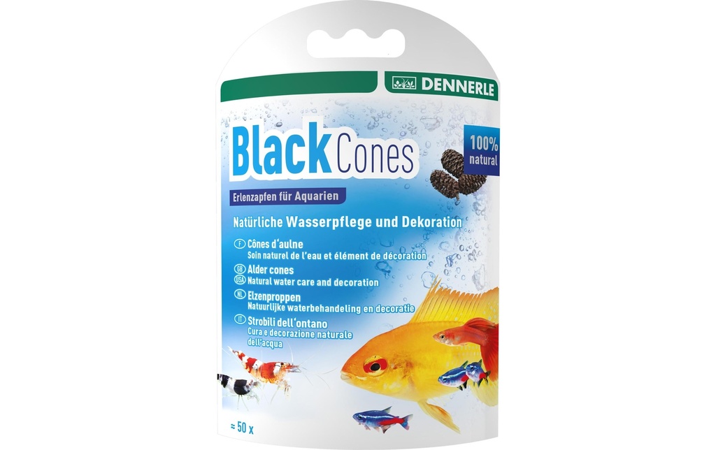 Dennerle Entretien de l'eau Cônes noirs