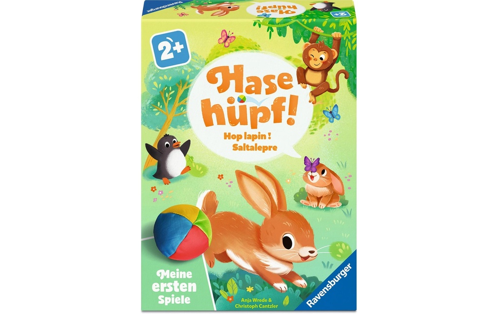 Ravensburger Mes premiers jeux Sautez le lapin! dès 2 ans, 1-4 joueurs,