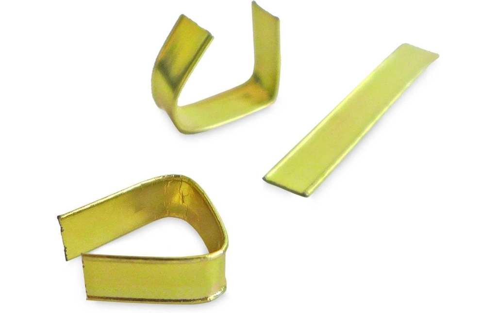 Braun + Company Clip de fermeture 30 Pièce/s, Doré