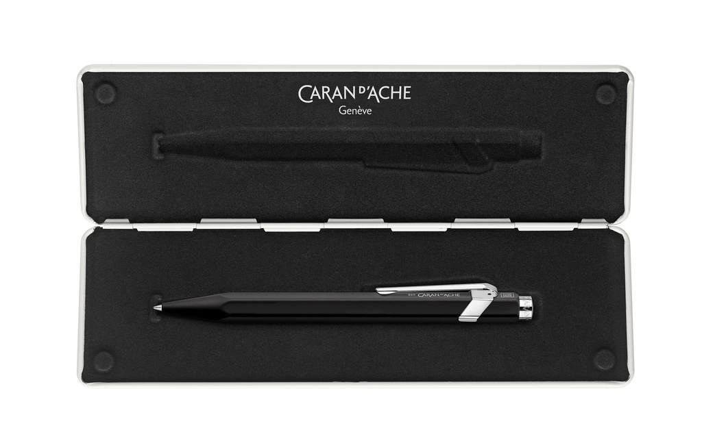 CARAN D'ACHE Roller 846 noir avec étui
