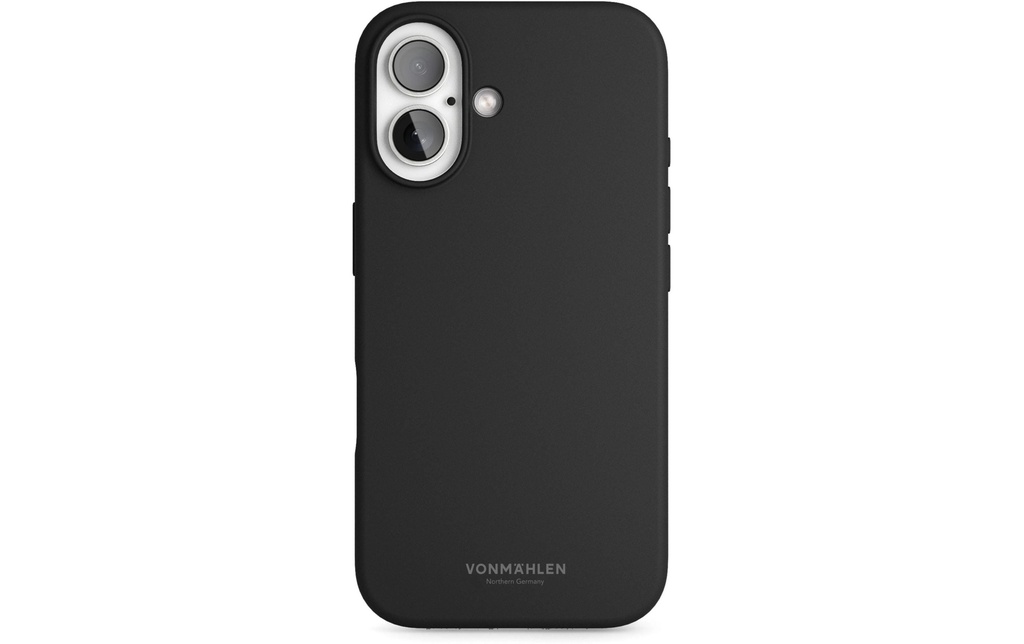 Vonmählen Coque arrière Soft Silicone iPhone 16 Black