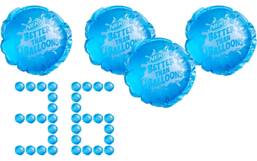 NERF Super Soaker Capsules d'eau Better Than Balloons 36 pièces