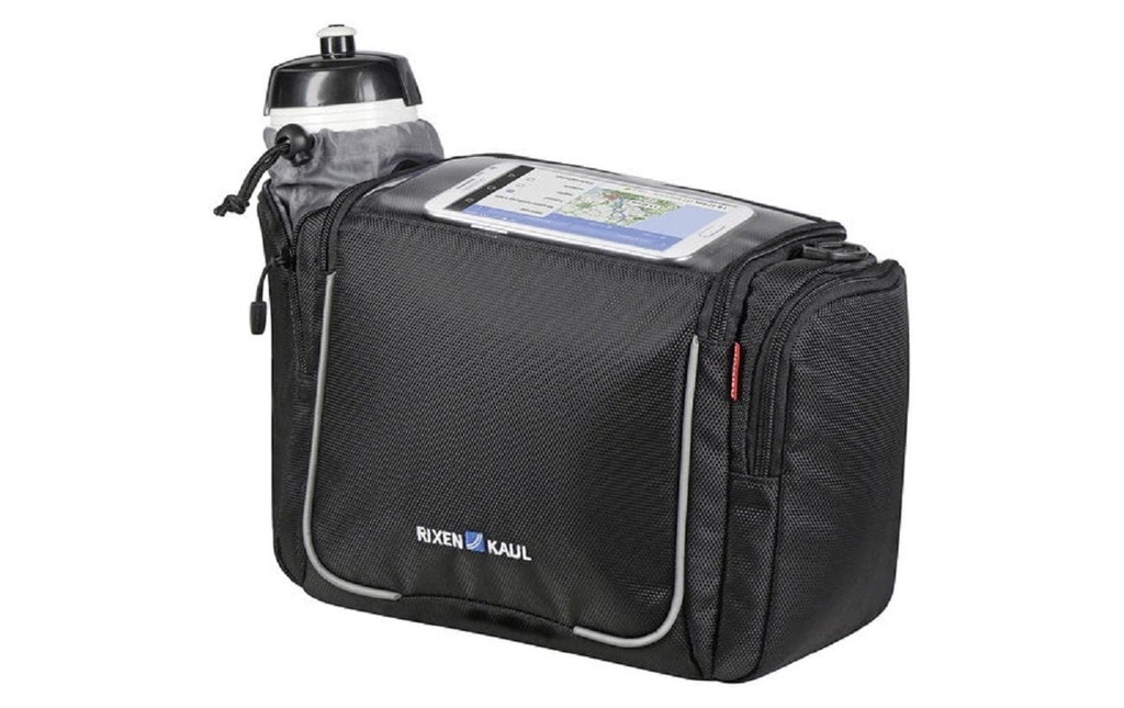 Klick-Fix Sacoche de guidon Aventour Sport avec plaque d'adaptation, noir