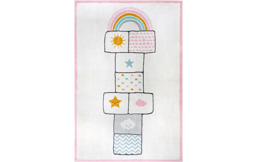 Hanse Home Tapis de décoration Aventure de saut 120 x 170 cm, rose