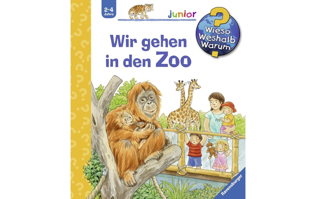 Ravensburger Livres pratiques pour enfants WWW On va au zoo.