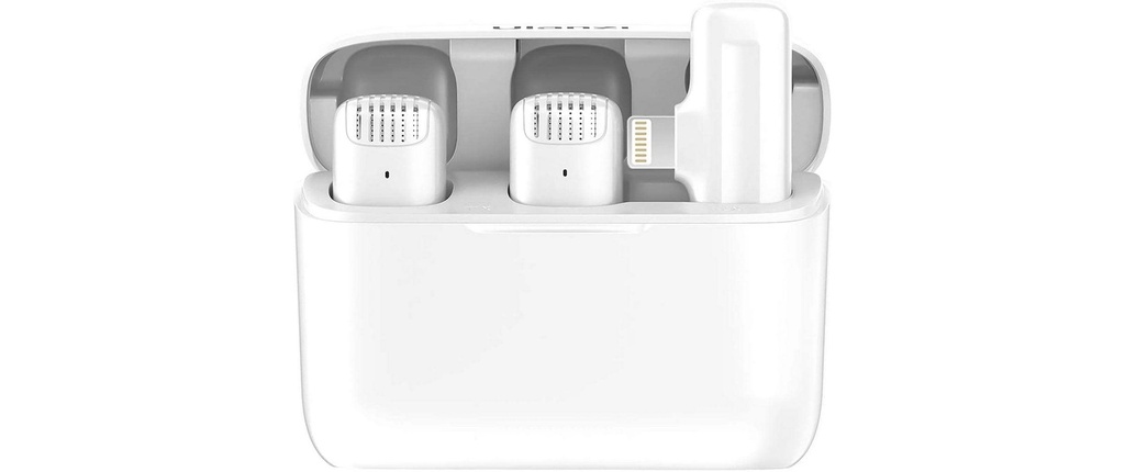 Ulanzi Microphone J12 Blanc - Lightning