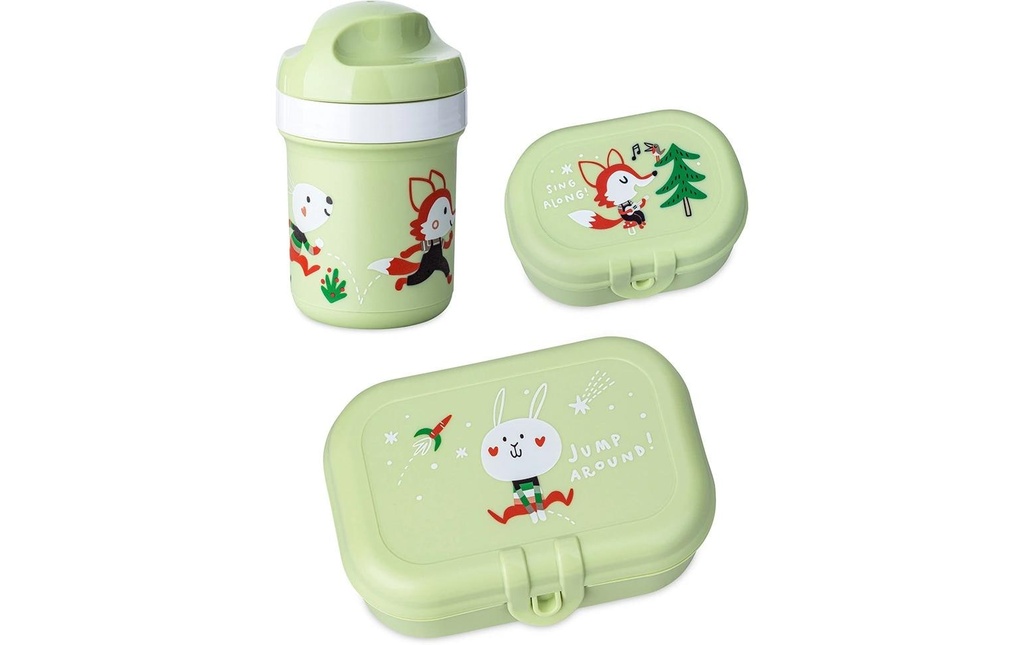 Koziol Lunchboxset HOP ON TO GO pistachio