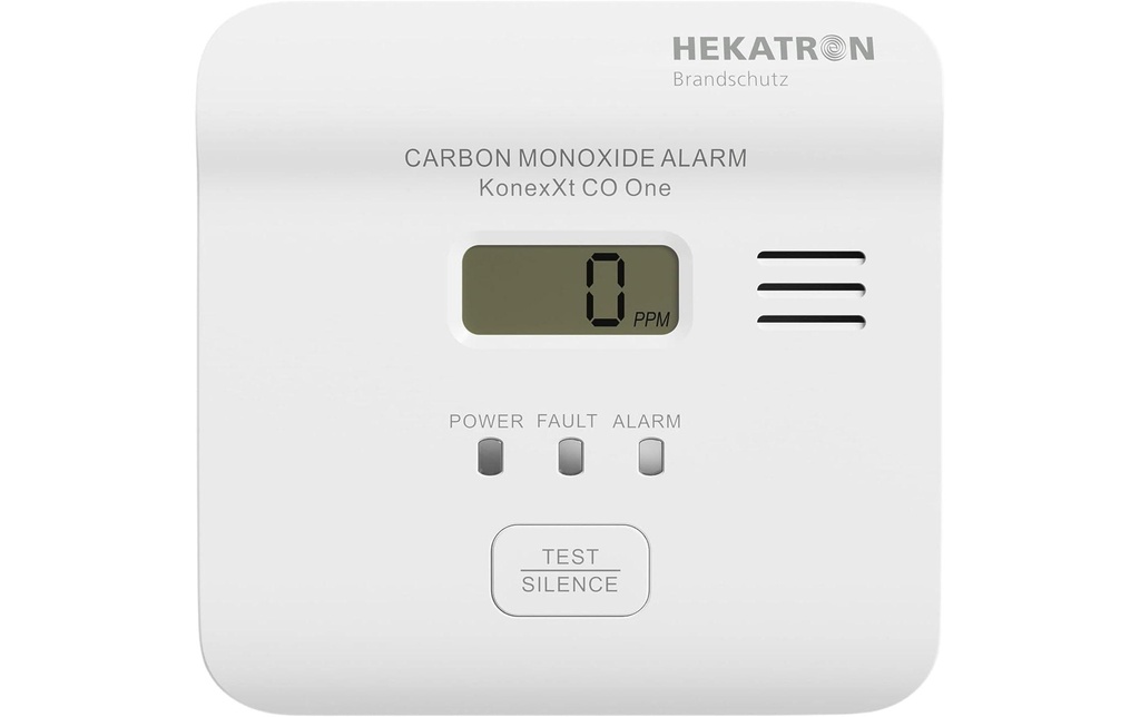 Hekatron Détecteur de CO KONEXXT CO One 85dB, IP42, électrochimique