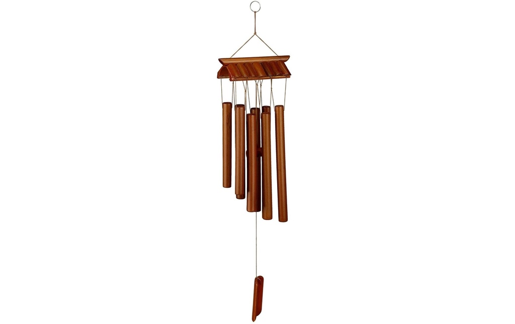 relaxdays Carillon à vent Temple 62 cm