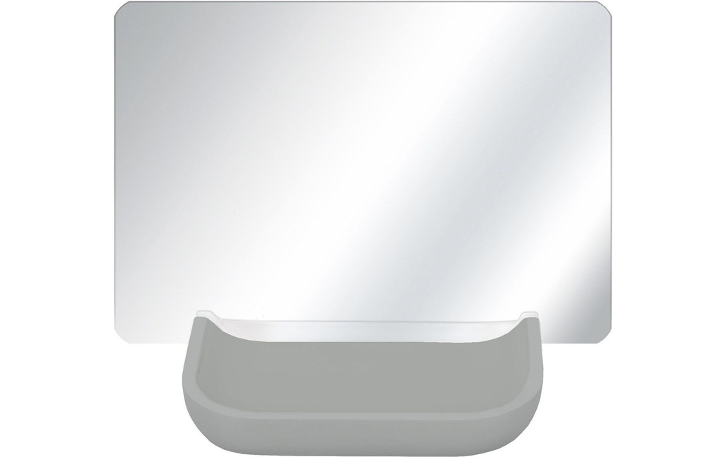 Kleine Wolke Miroir cosmétique Tray Gris