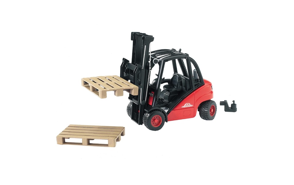 Bruder Spielwaren Véhicule de chantier Linder Chariot élévateur H30D