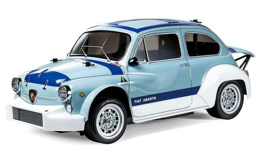 Tamiya Fiat Abarth 1000 TCR, MB-01, Kit de construction, 1:10 avec régulateur (ESC)