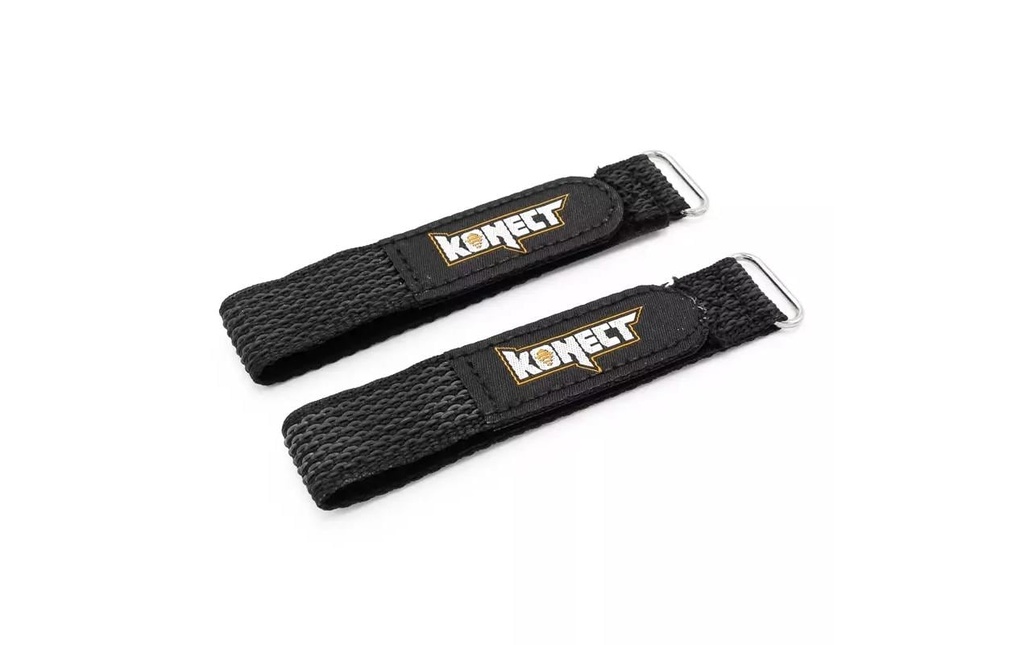 Konect Bande Velcro sur batterie 200 mm, 2 pièces