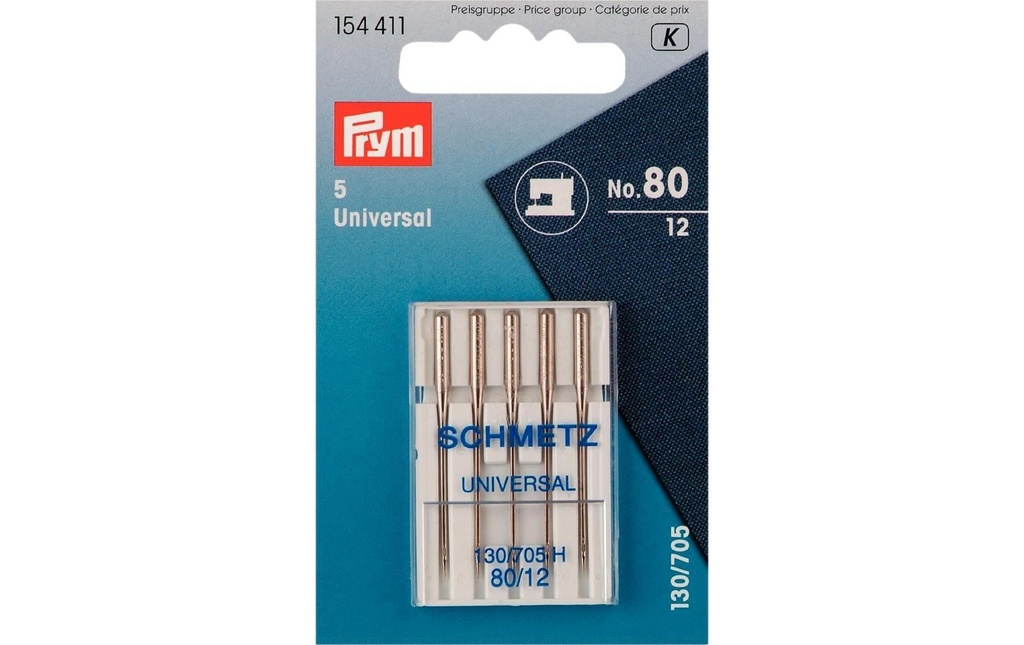 Prym Aiguille de machine à coudre Nr. 80 5 pièces