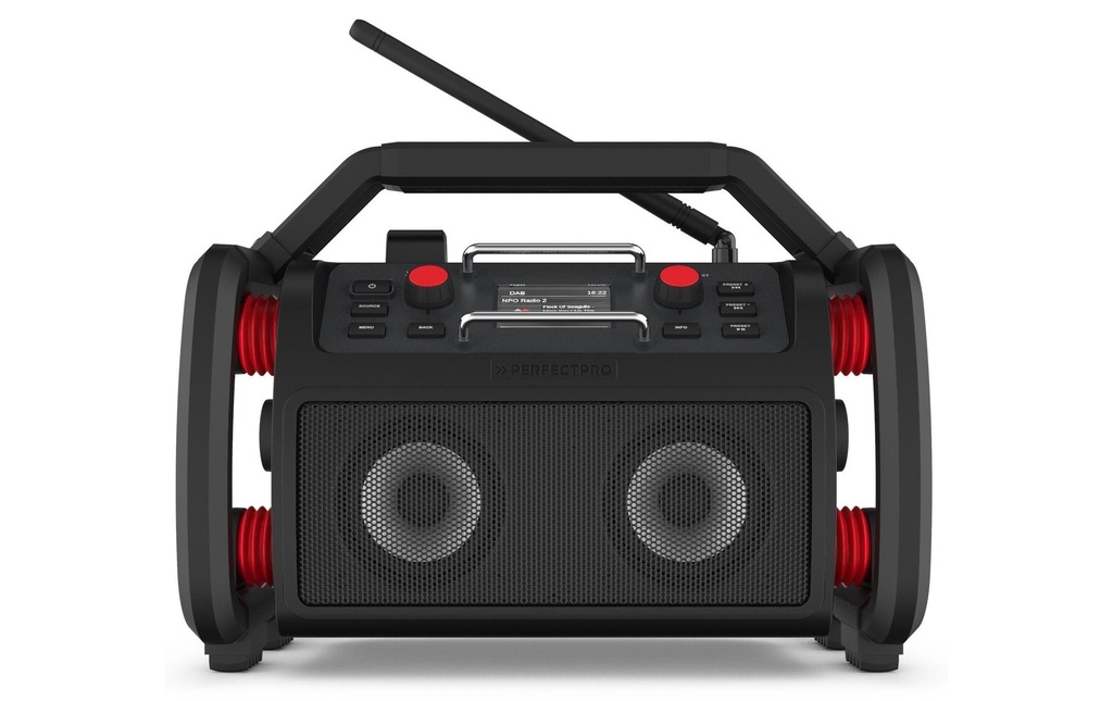 Perfectpro Radio de chantier ROCKPRO Noir