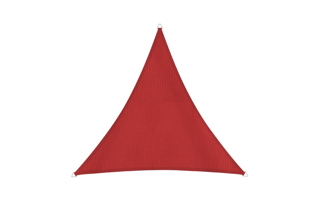Windhager Voile d’ombrage Cannes, 3 m, Triangulaire, Rouge