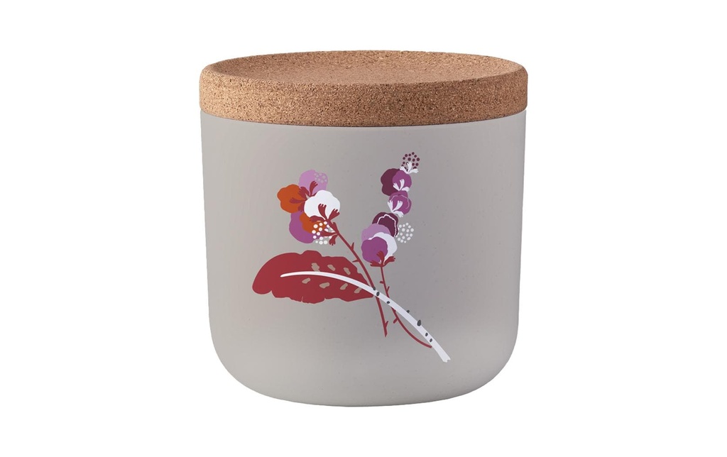 BioLoco Boîte à provisions Fleur magique S, 0.57 l, Gris