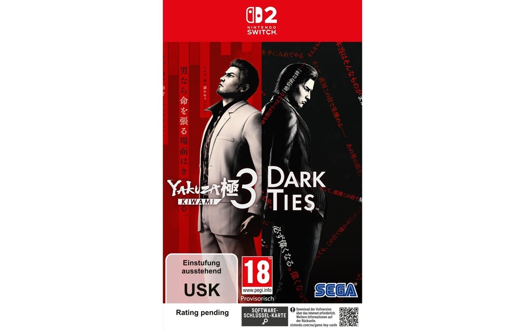SEGA Yakuza Kiwami 3 et Dark Ties (Carte de jeu)