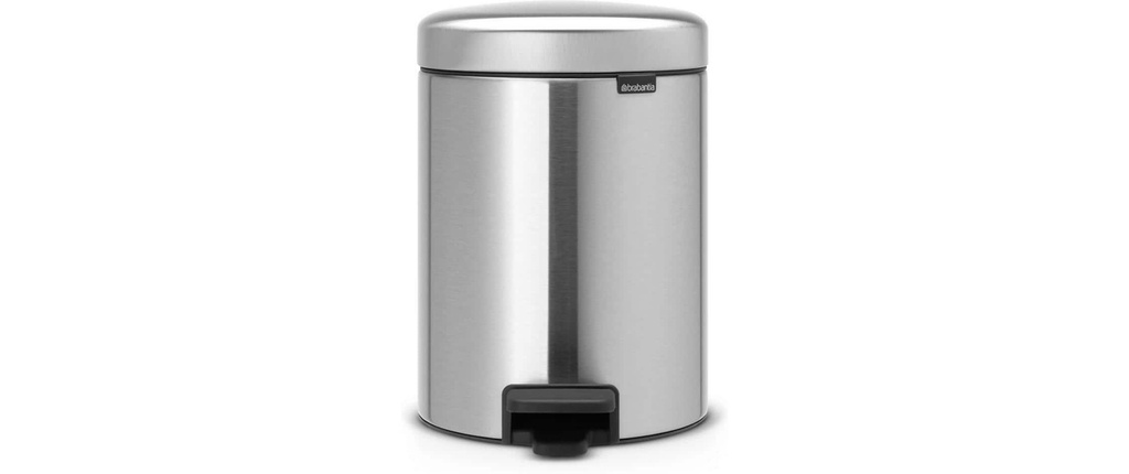 Brabantia Poubelle cosmétique NewIcon 5 l, Matt Steel