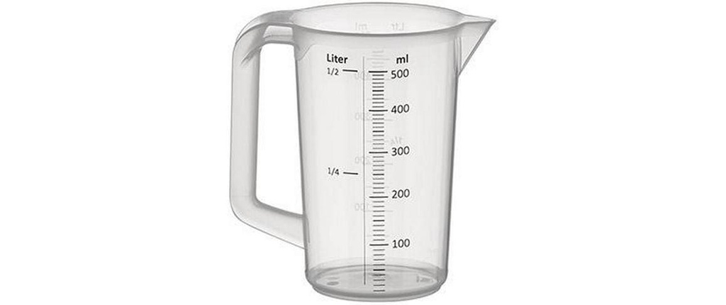 APS Verre mesureur Pro 5 dl, Transparent