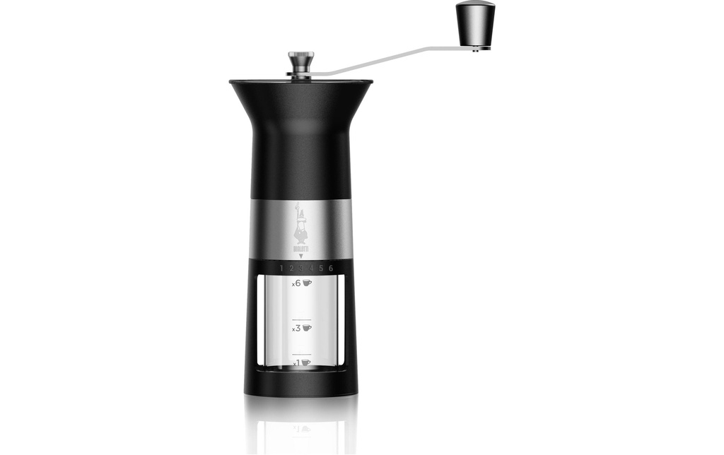 Bialetti Moulin à café Premium Noir/Argenté