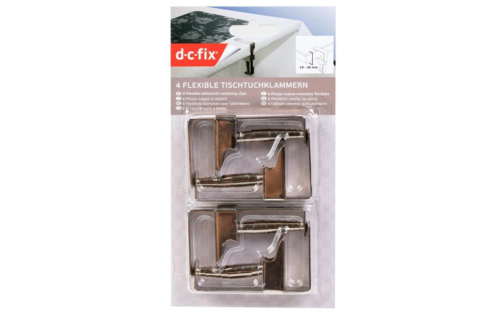 d-c-fix Pince nappe Click 4 pièces